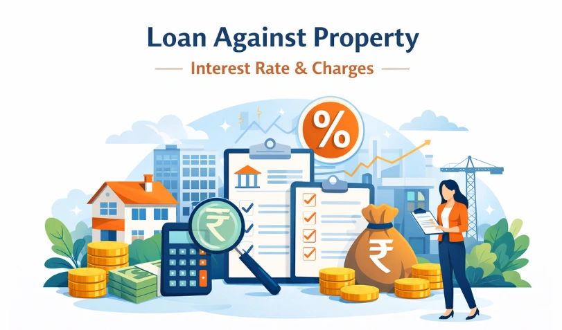 Loan against property Interest Rate & Charges