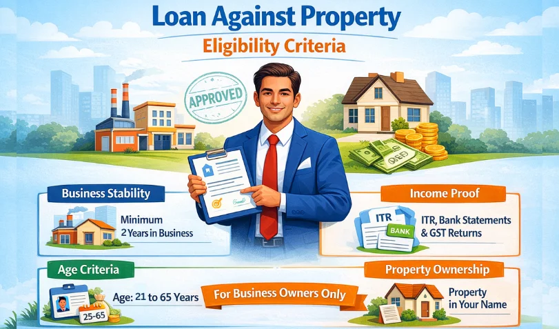 Loan against property eligility criteria